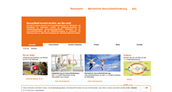 Desktop Screenshot of evocare.de